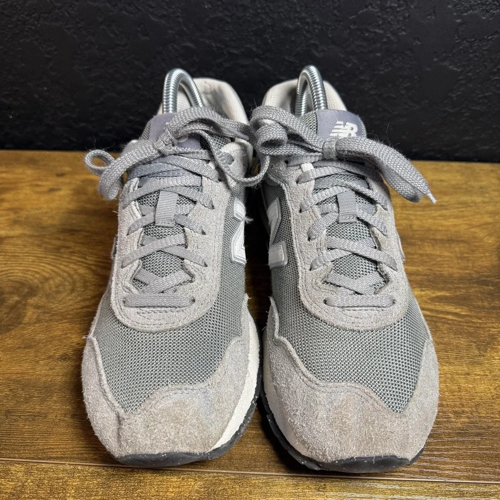 New Balance 515 WL515GRY Grey Suede Mesh Lifestyle Sneakers Womens 8.5‎